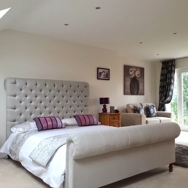 Pentlow King Bed in Finisterre Winter Sky